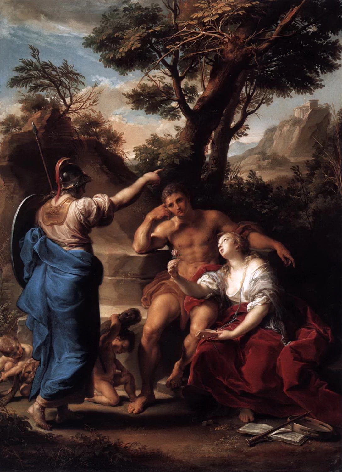 Ercole all'incrocio - Liechtenstein Museum, Vienna, Batoni Pompeo